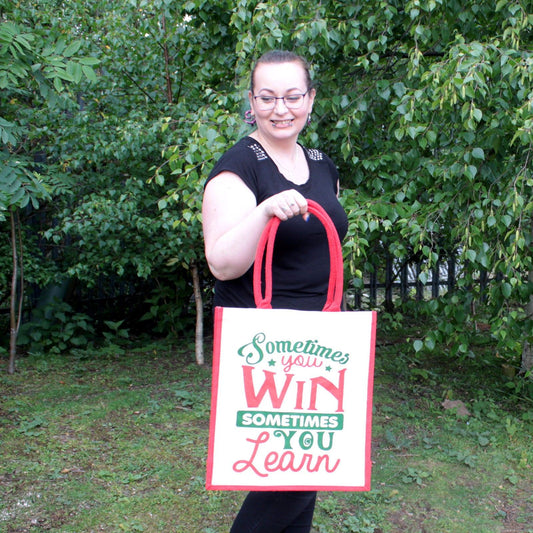 Jute Bag - Sometimes You Win