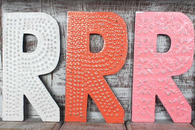 Letter "R" - Assorted Colours - 15cm