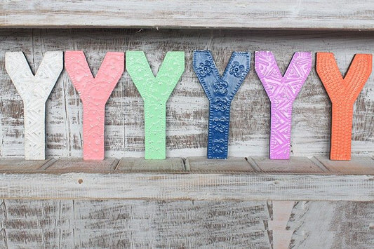 Letter "Y" - Assorted Colours - 15cm