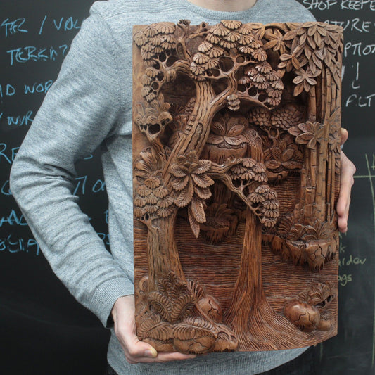 Bali Artisan Panels - Rainforest & Waterfall