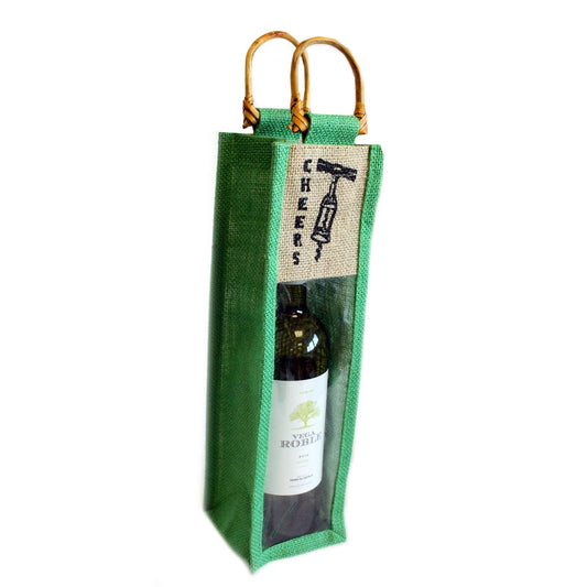 Cane Handle & PVC pannel - Green - Corkscrew