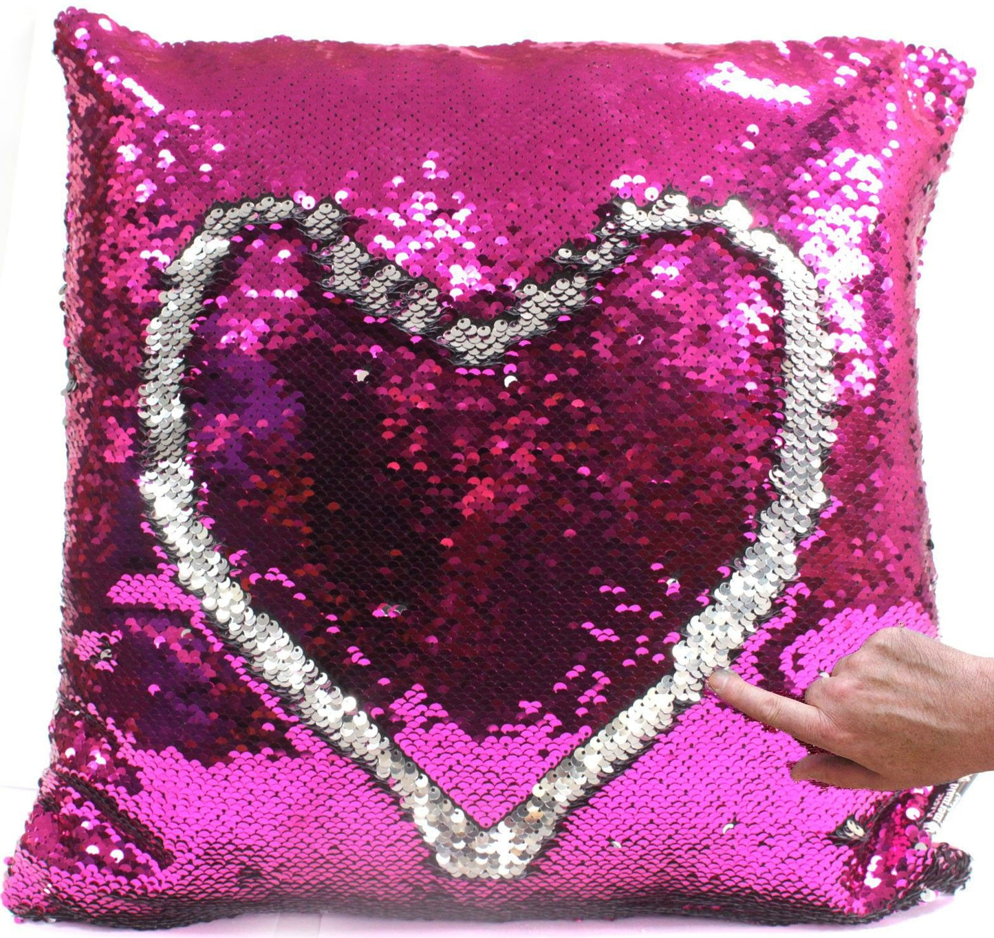 Mermaid Cushion Covers - Violet & Silver