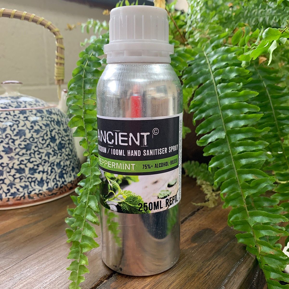250ml Hand Sanitiser Spray Refill - Peppermint