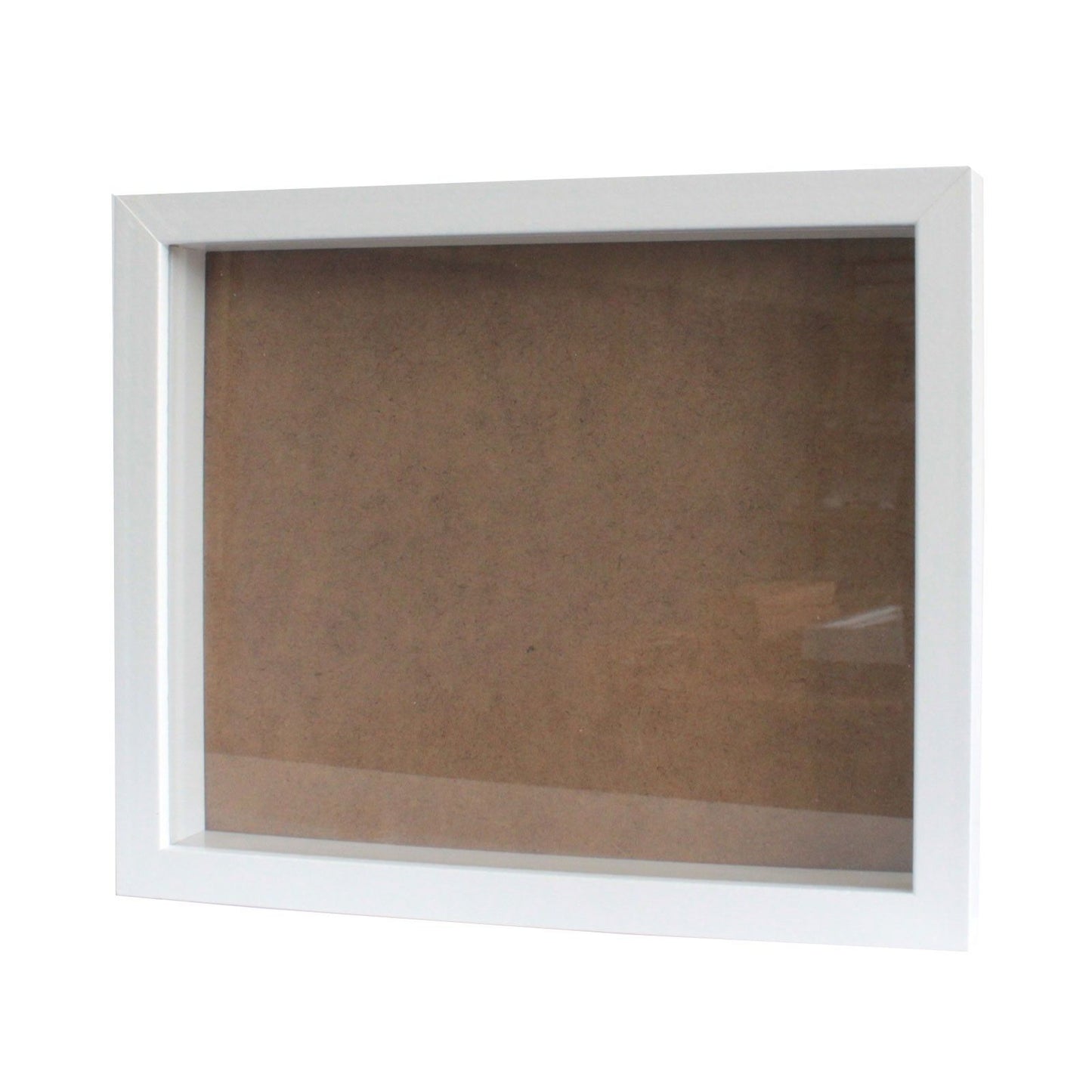 Deep Box Frame - Large Portrait - 25x30cm - White