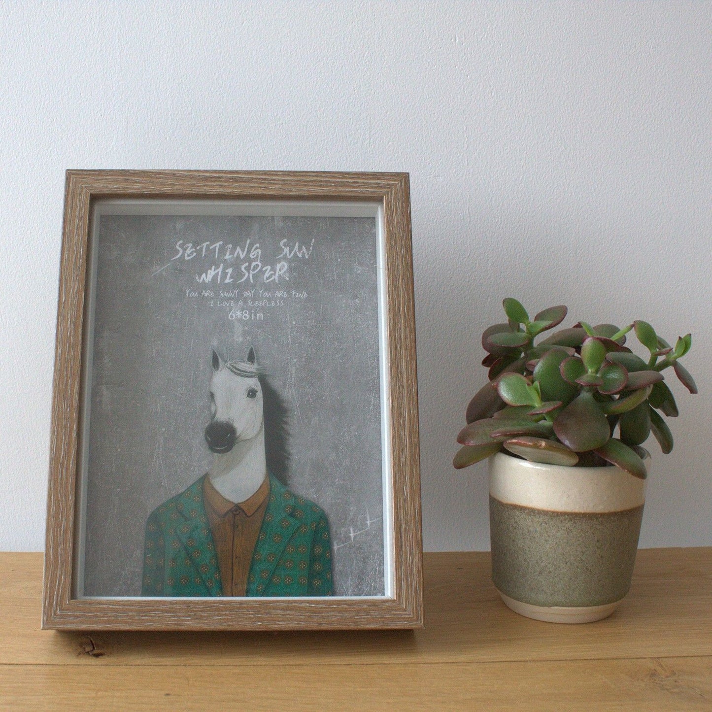 Deep Box Frame - Brown Brush - 6x8 inch (Special)