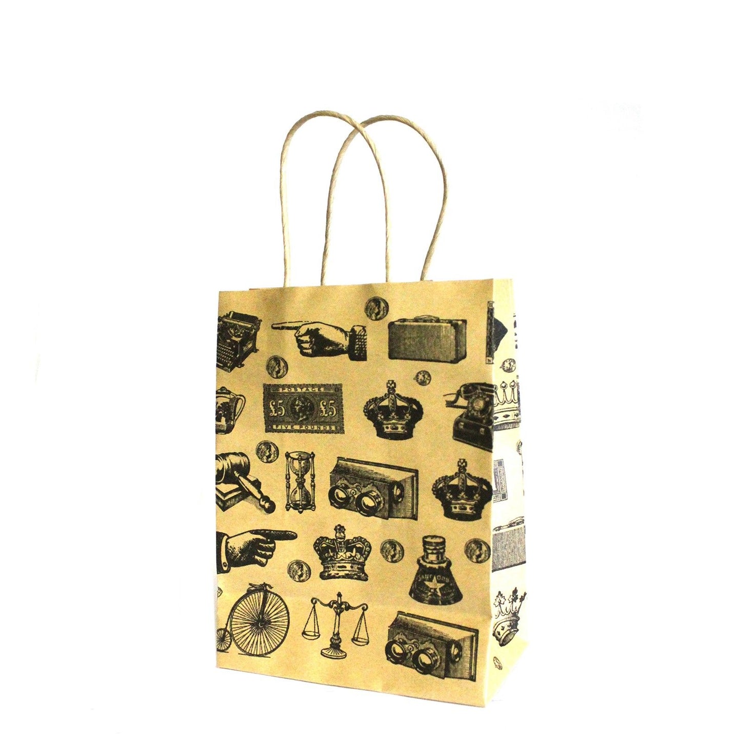 Med Antique Gift Bags - 15x20x8cm