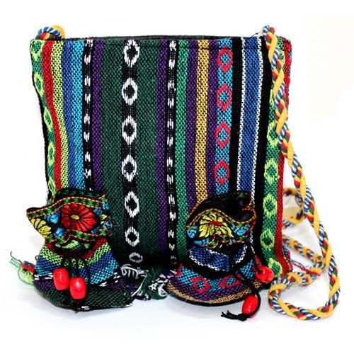 Tibetan Fringe Bag - Med & Two Pouch