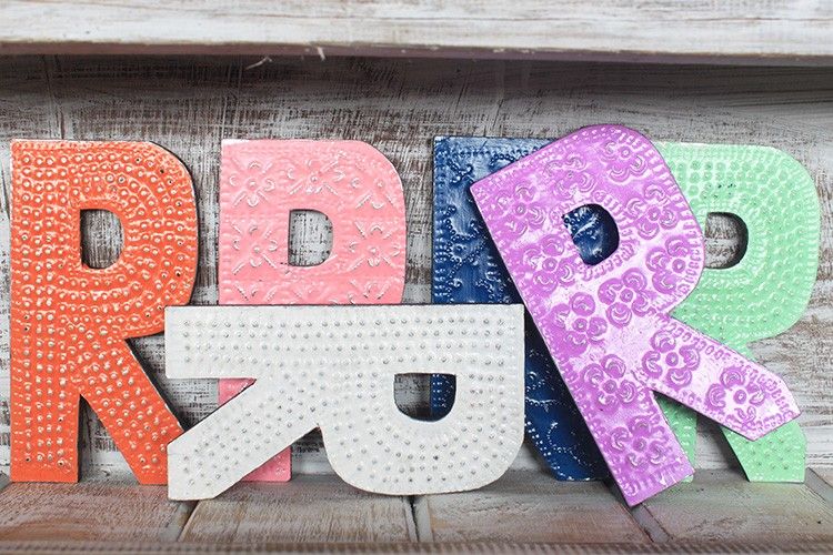 Letter "R" - Assorted Colours - 15cm