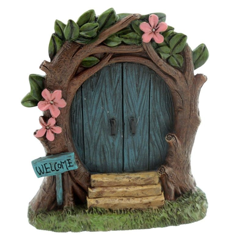 Fairyland Woodland Welcome Fairy Door with Figurine