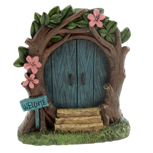 Fairyland Woodland Welcome Fairy Door with Figurine