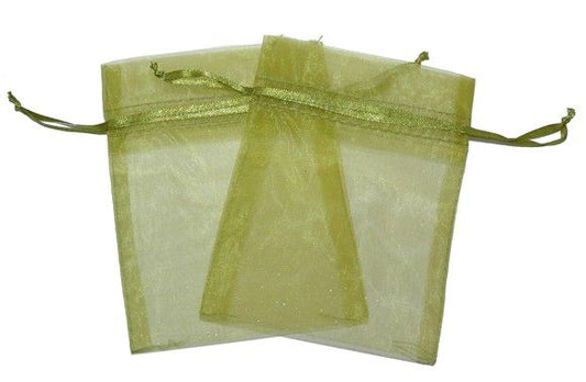 Med Organza Bags - Green
