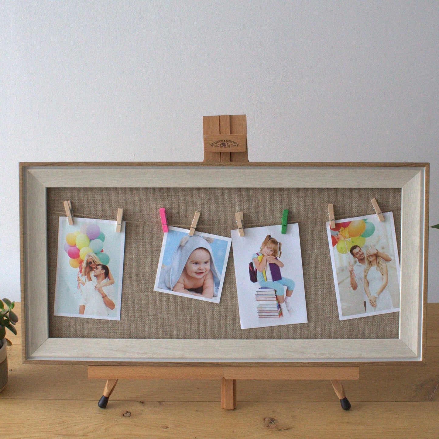 Med DIY Peg Photo Frames - Natural Jute