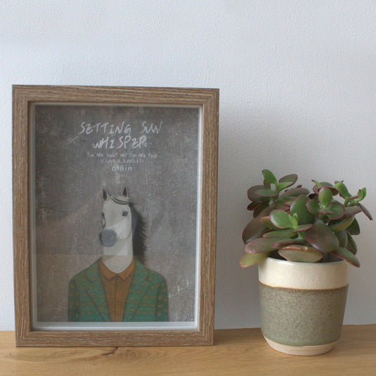 Deep Box Frame - Brown Brush - 6x8 inch (Special)
