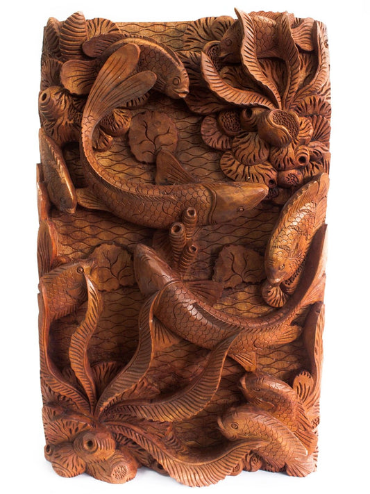 Bali Artisan Panels - Fish & Coral