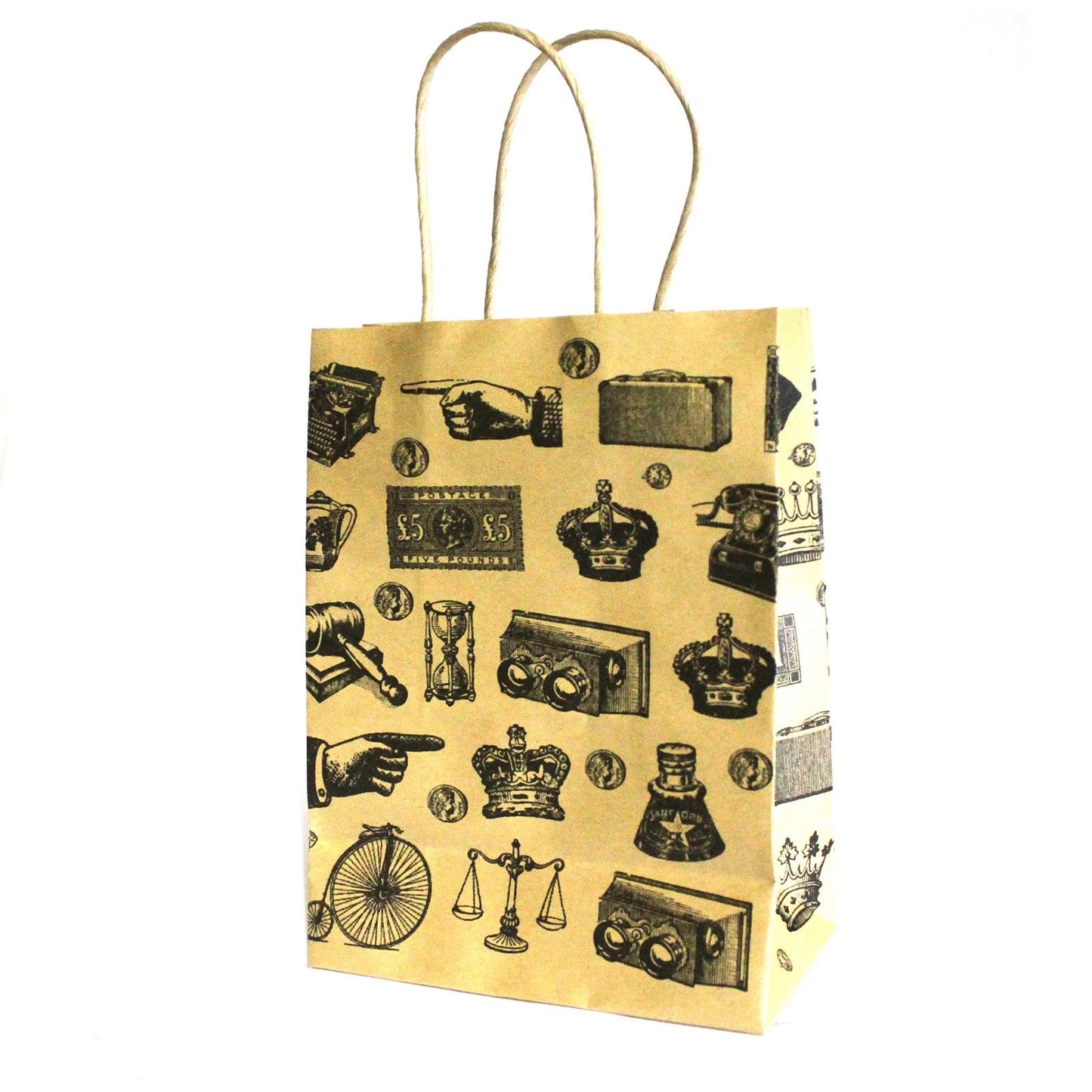 Lrg Antique Gift Bags - 23x32x10cm
