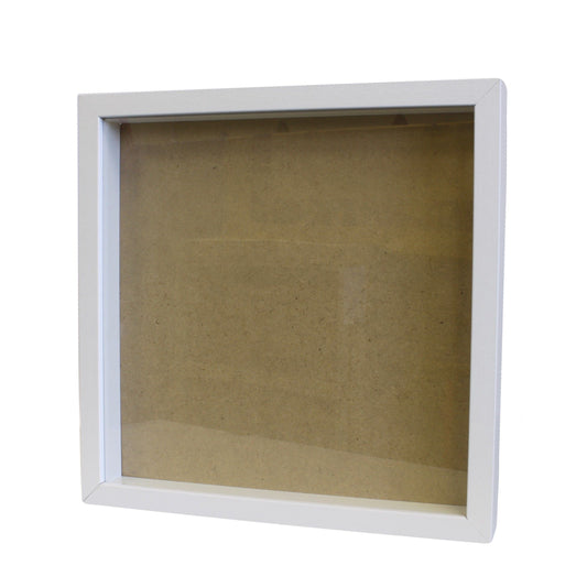 Deep Box Picture Frame 12x12 inch - White
