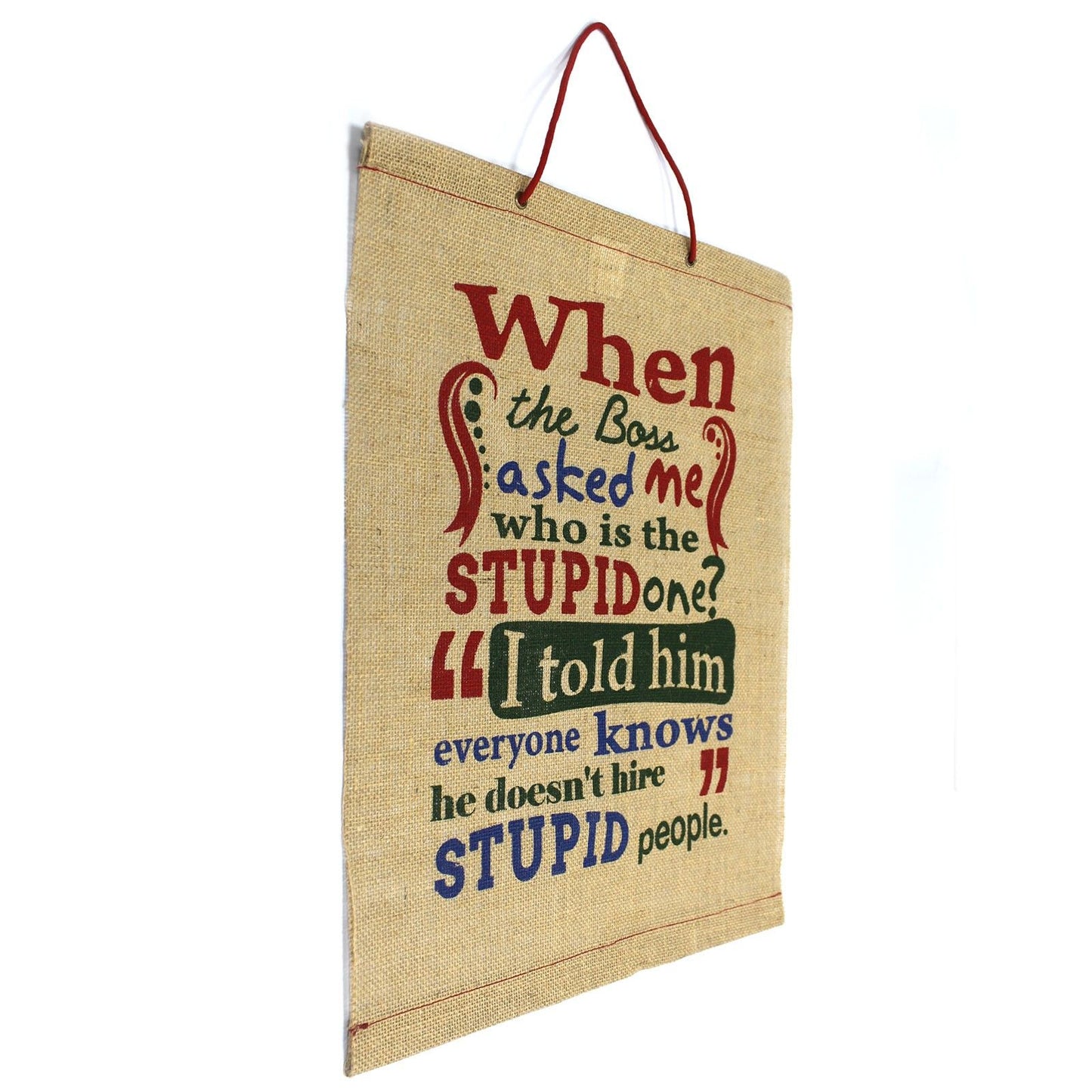 Wise Words - When the Boss