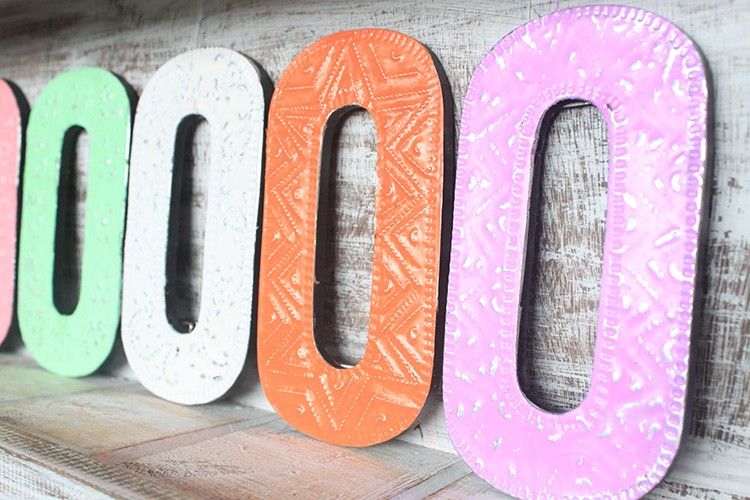 Letter "O" - Assorted Colours - 15cm