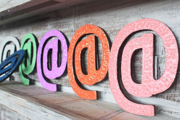 Symbol "@" - Assorted Colours - 15cm
