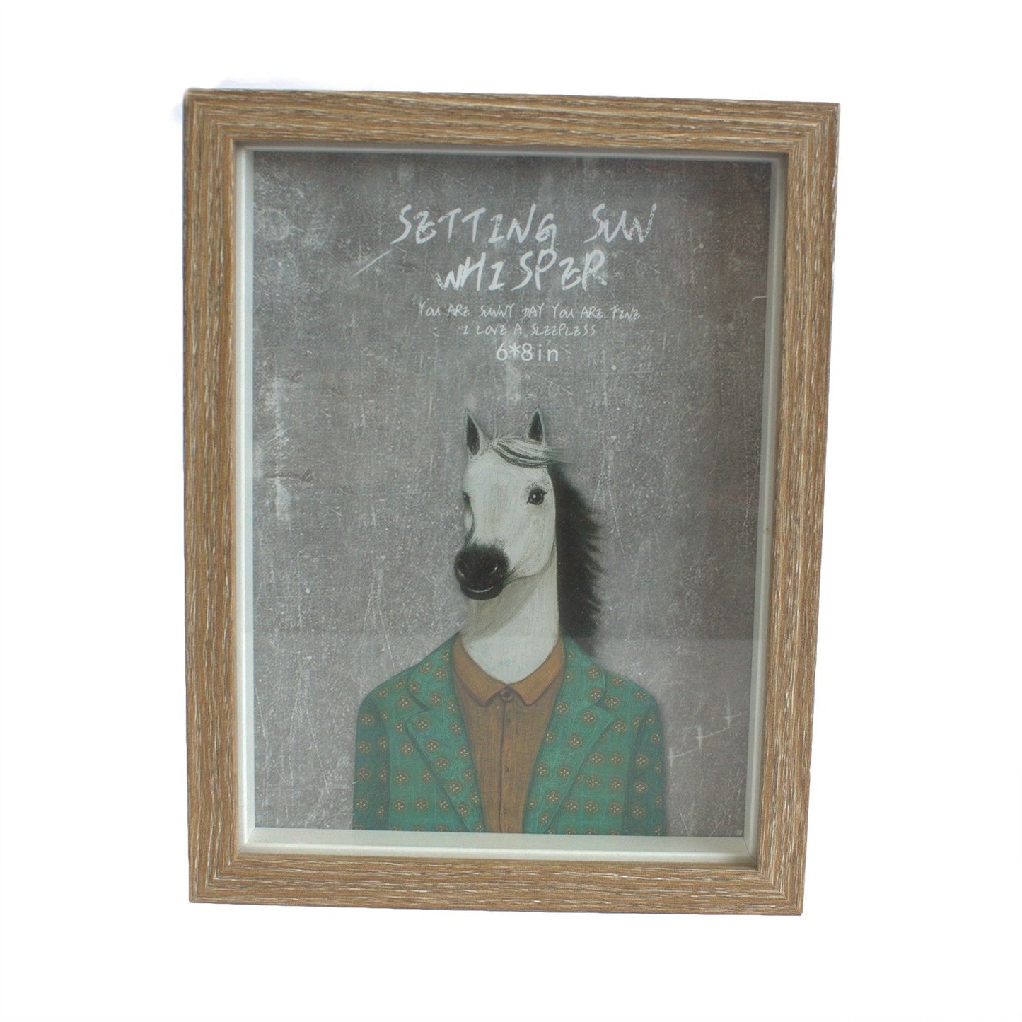 Deep Box Frame - Brown Brush - 6x8 inch (Special)