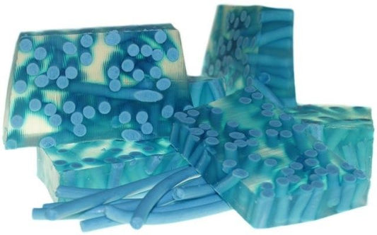 Raspberry & Pomegranate Spaghetti Soap