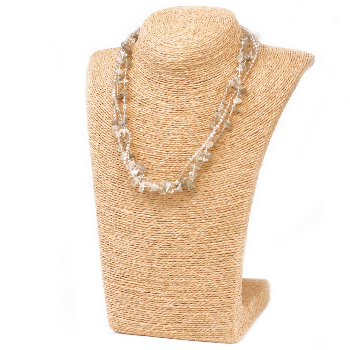 Chipstone & Bead Necklace - Smoky Quartz