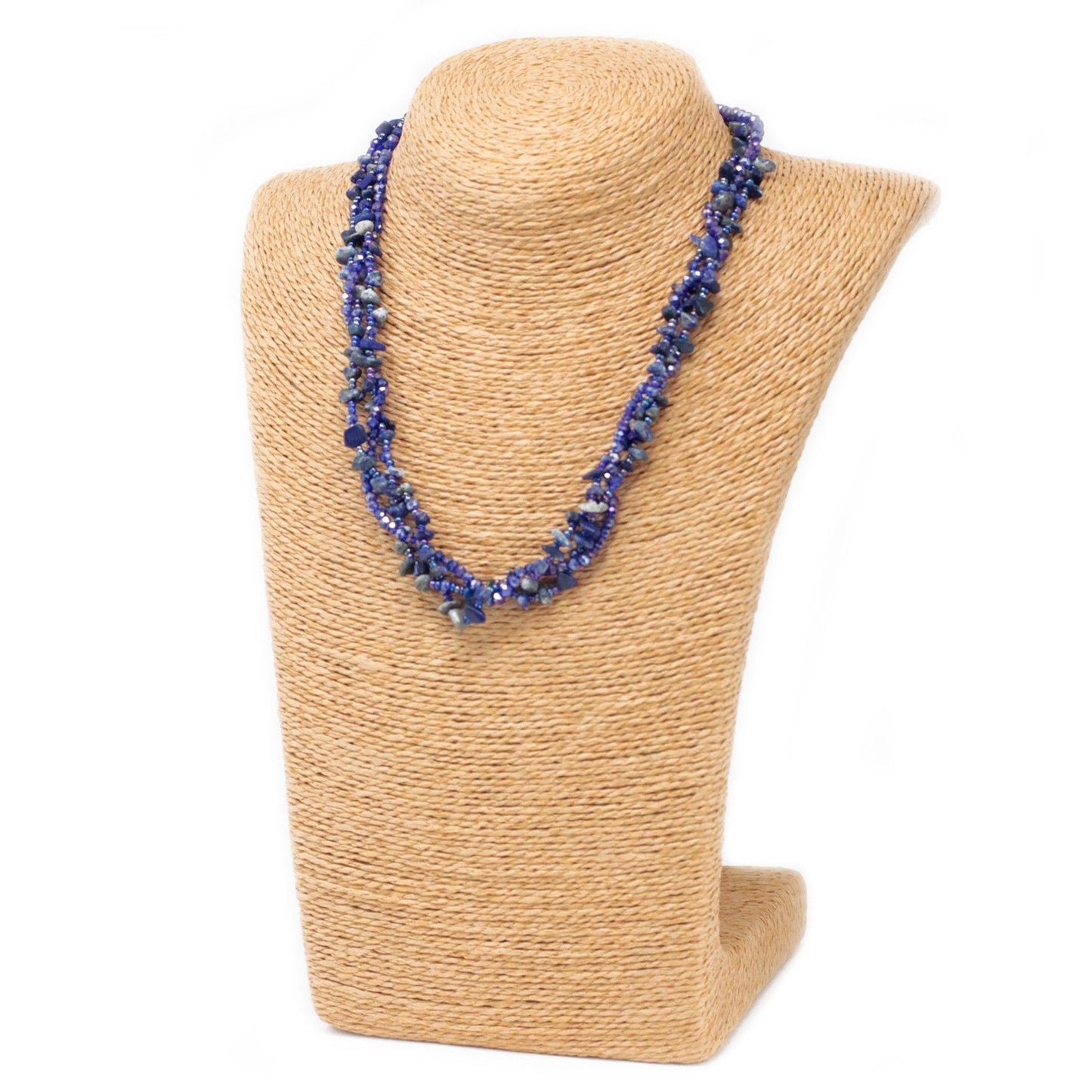 Chipstone & Bead Necklace - Lapis
