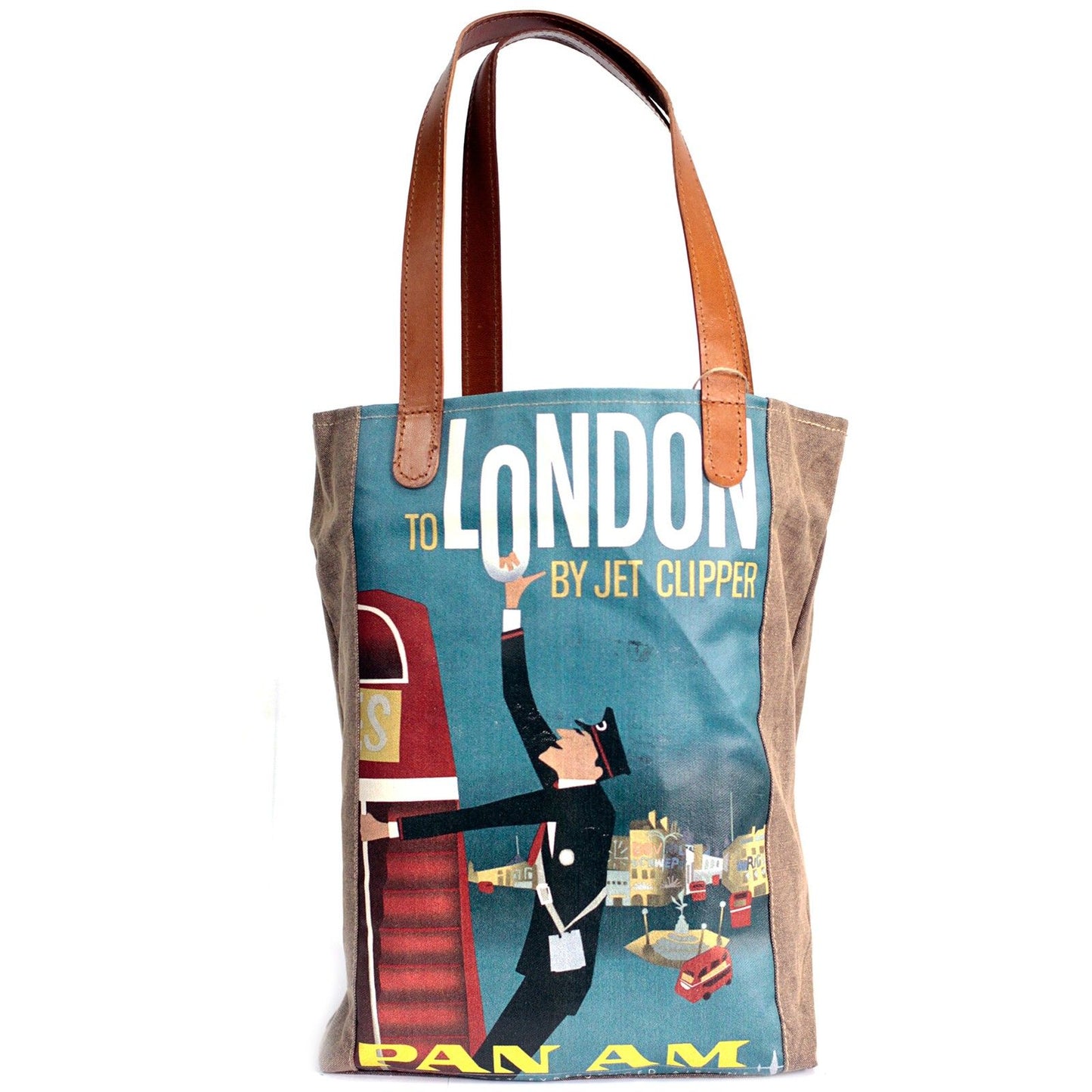 Vintage Travel Bag - London
