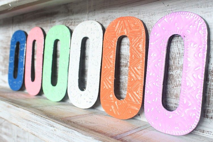 Letter "O" - Assorted Colours - 15cm