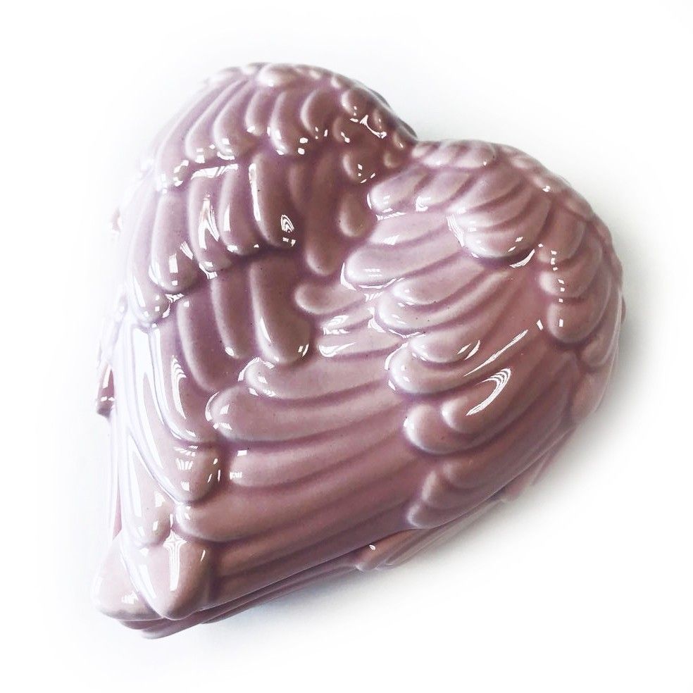 Angel Wings Trinket Box - Pink