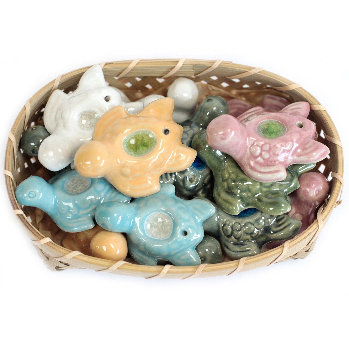 Ceramic Incense Holder - Turtle (asst cols)