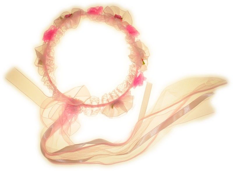 Party Hair Bands - Hen Night Pink Veil