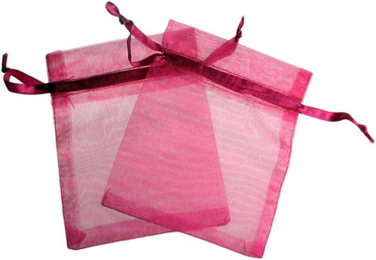 Small Organza Bags - Wine
