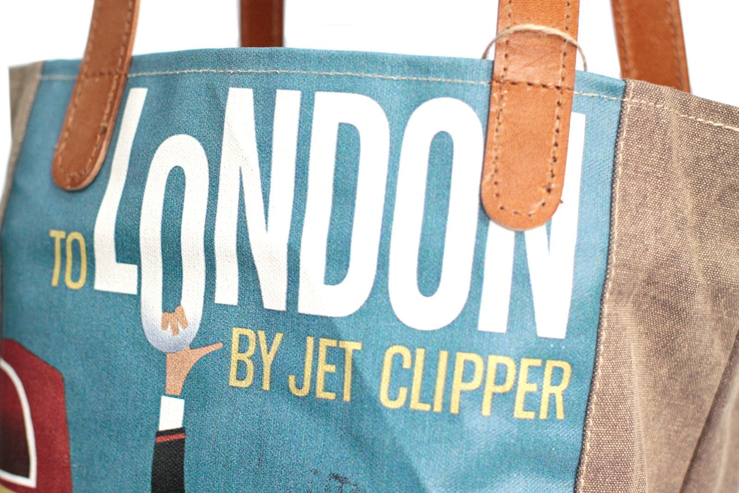 Vintage Travel Bag - London