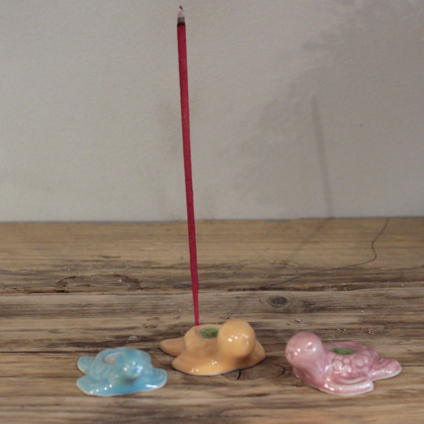 Ceramic Incense Holder - Turtle (asst cols)