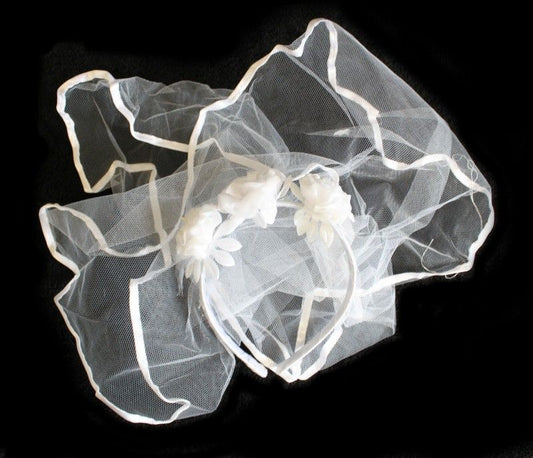 Party Hair Bands - Hen Night White Veil