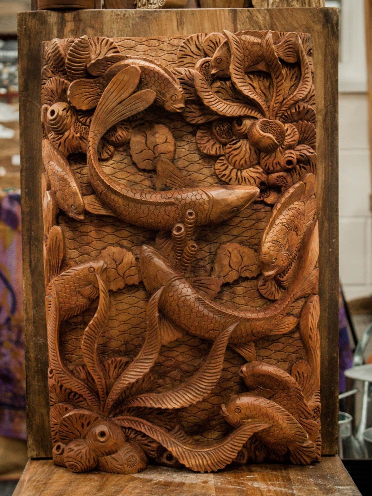 Bali Artisan Panels - Fish & Coral