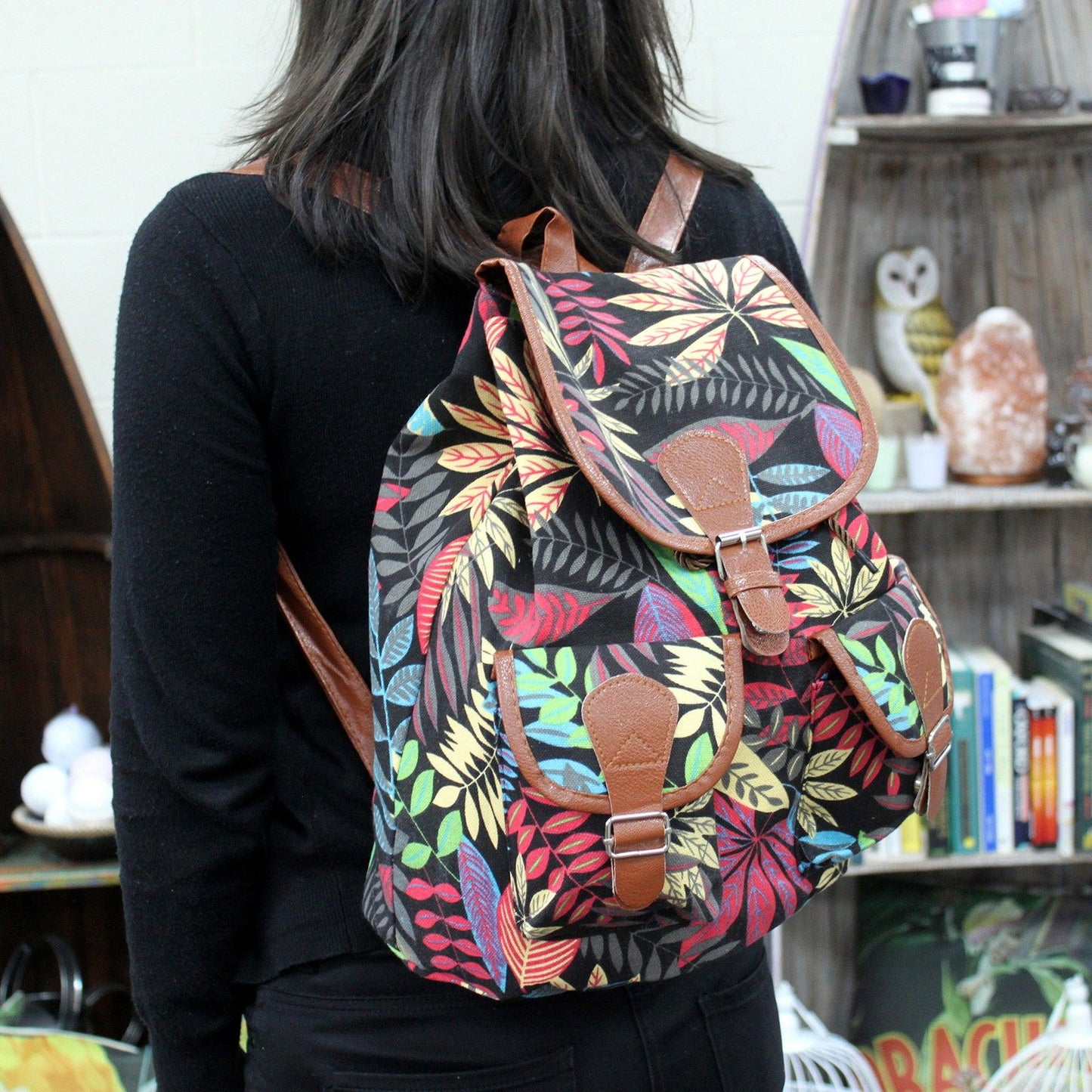Jungle Bag - Big Backpack - Black / Orange