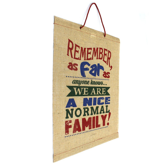 Wise Words - A Nice Normal Family