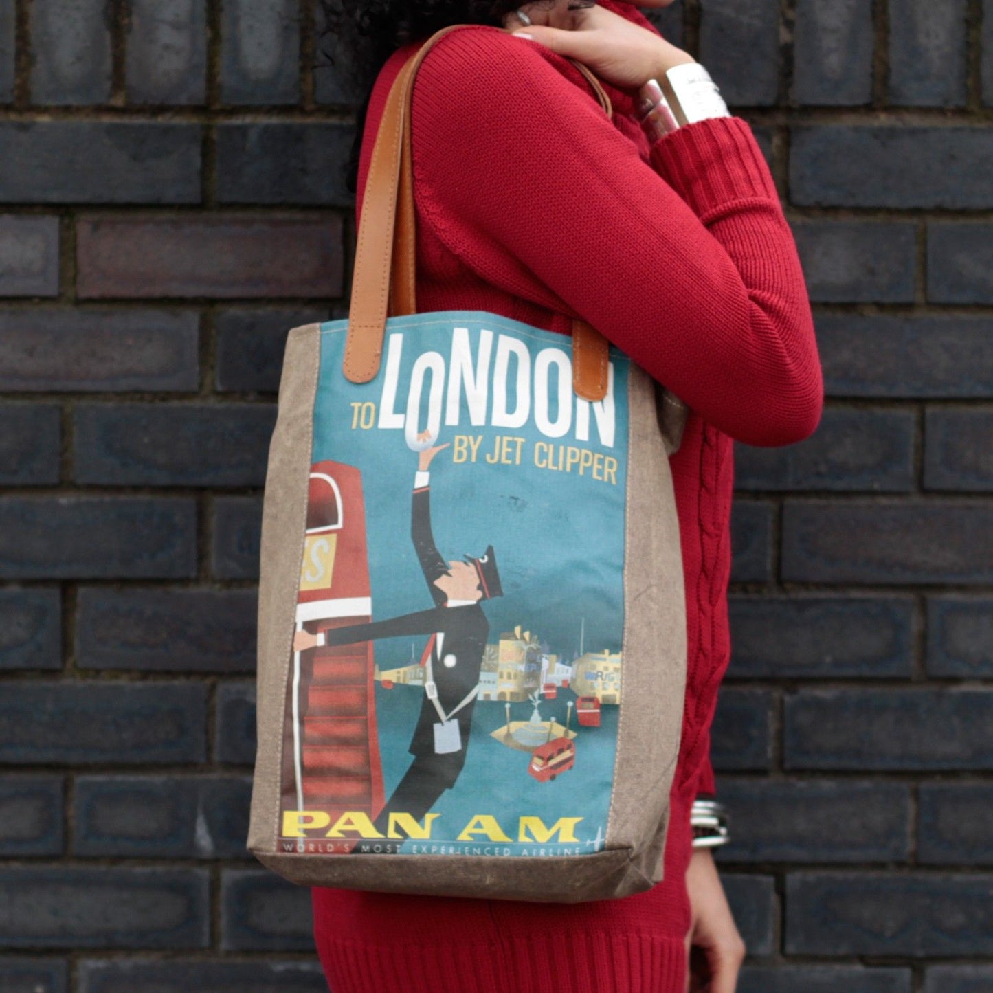 Vintage Travel Bag - London