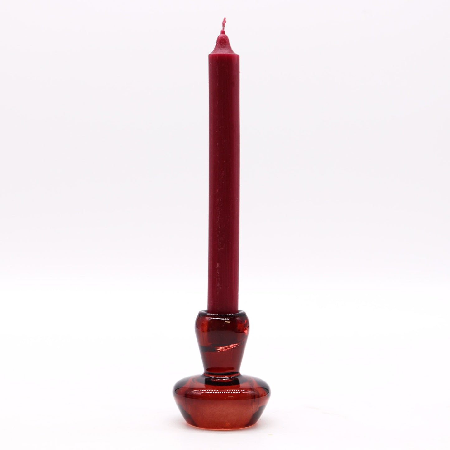 Mushroom Flip Dinner Candle / Tealight Holder - Vampire Red