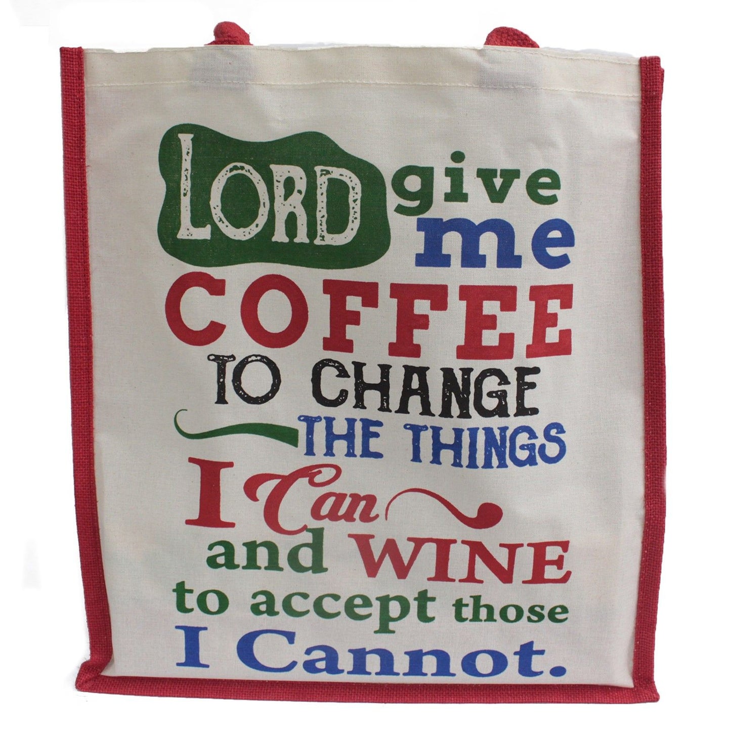 Jute Bag - Lord Give Me Coffee