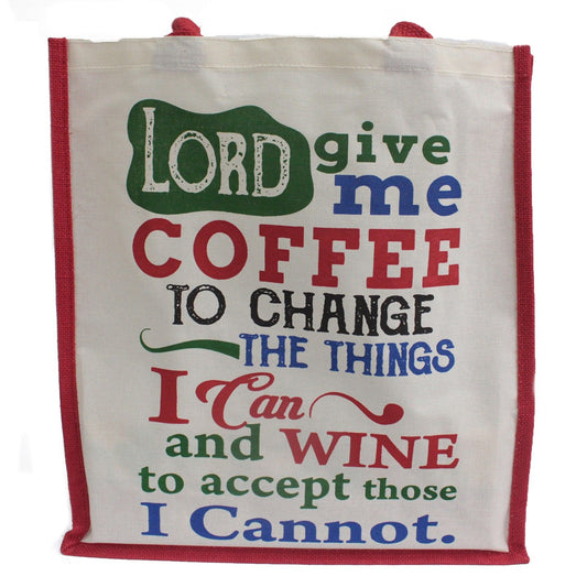 Jute Bag - Lord Give Me Coffee