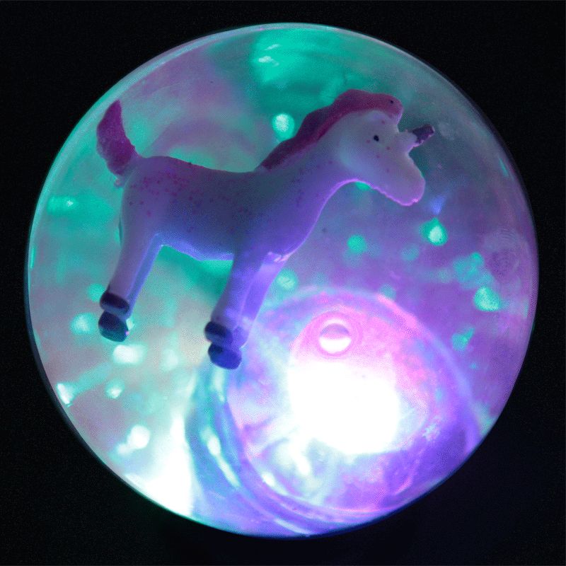 Unicorn Flashing LED Bouncy Ball