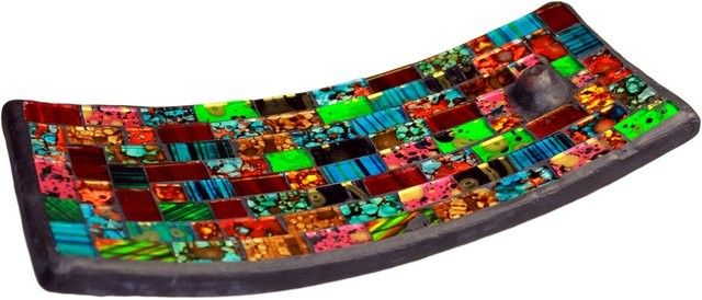 Mosaic Incense Plate - Multi Nature