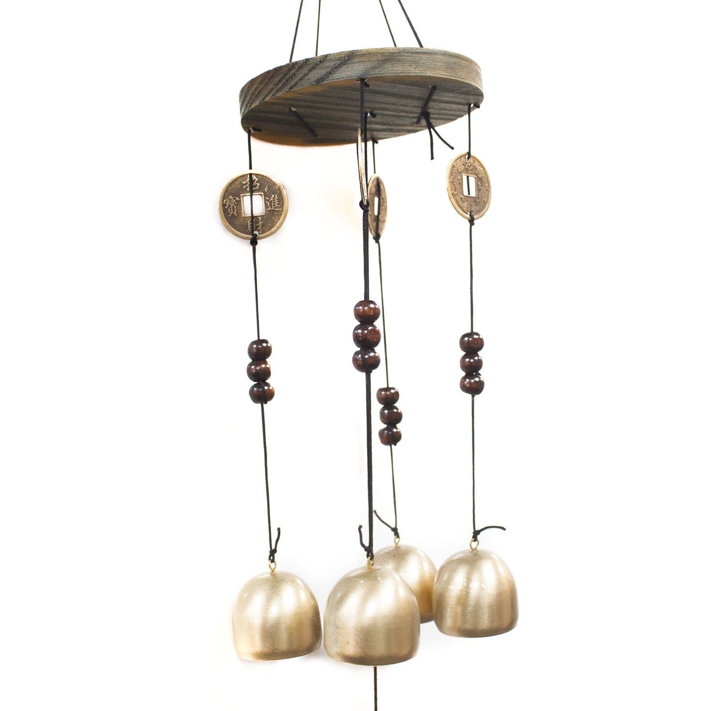 Feng Shui Chimes - Lucky Coin 4 Bells