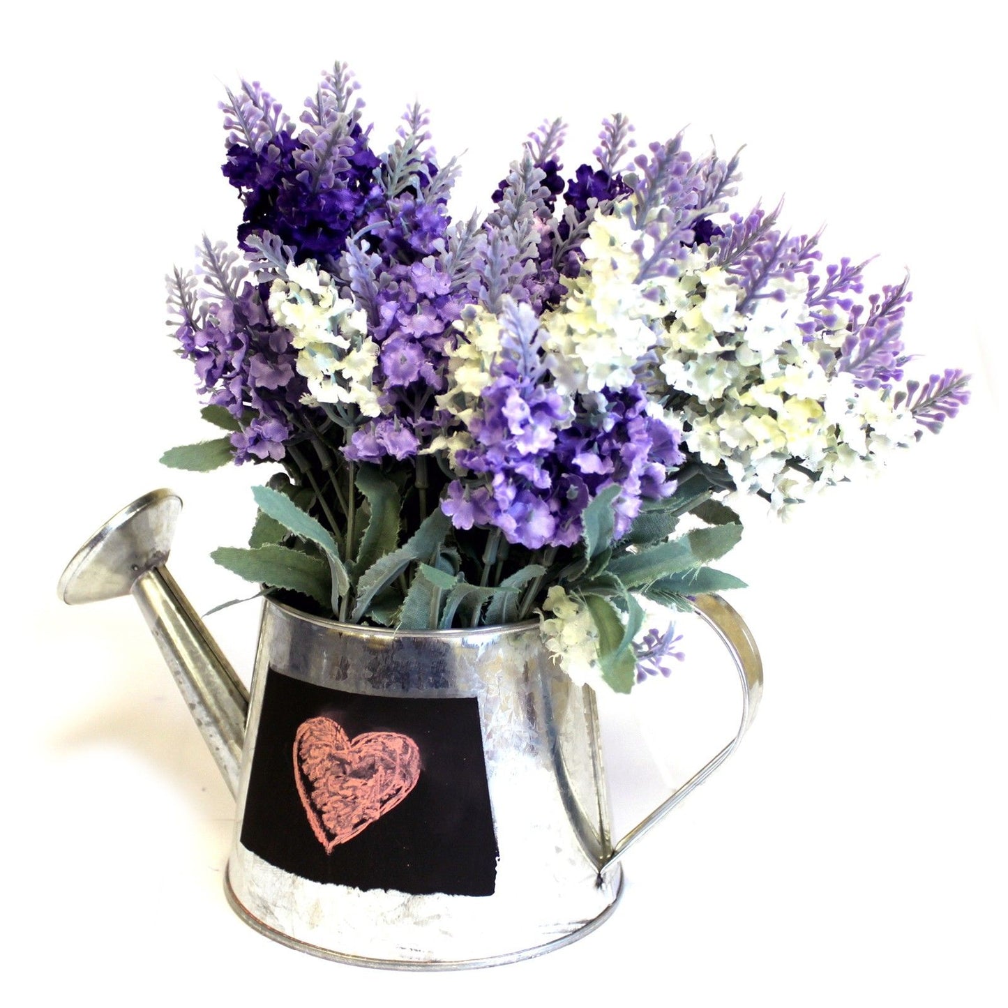 Zinc Sm Watering Can & Chalk Board