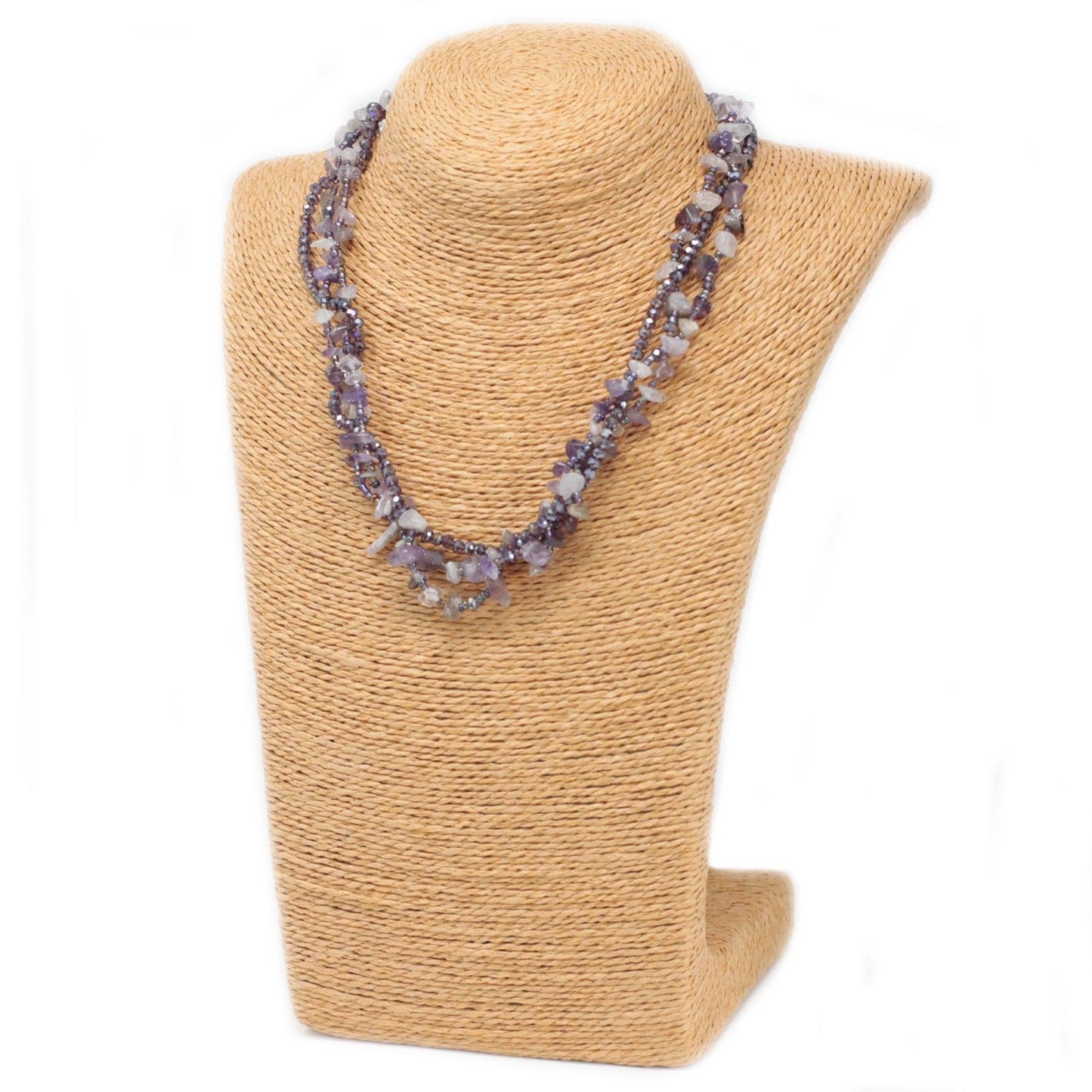 Chipstone & Bead Necklace - Amethyst