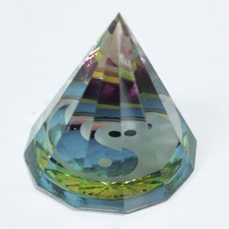 12 sided YinYang  Pyramid 60 mm