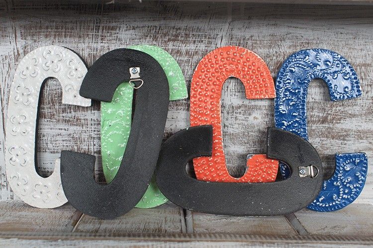 Letter "C" - Assorted Colours - 15cm